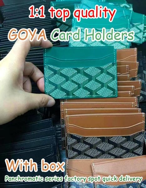 

whole goya 11 colors wallet card holder key wallets luxury designer coin purses famous genuine leather womens men banknotes ke2239156, Red;black