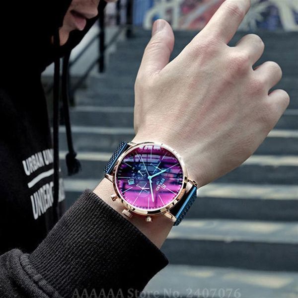 

colorful luster wrist watch men watches brand luxury chronograph male wristwatch stainless steel quartz watch for men clock ly306l, Slivery;brown