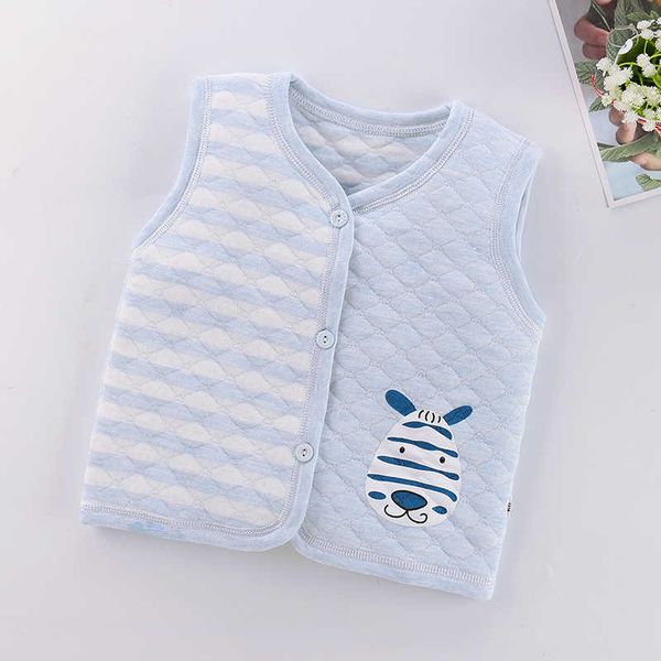 

children's vest baby three layer cotton jacket autumn and winter baby boy's shoulder jacket girl's warm and thickened vest ch, Camo