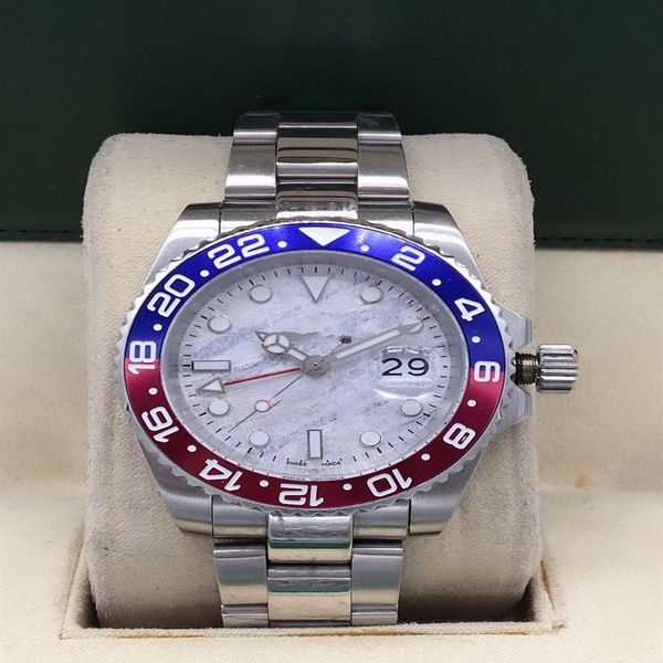 

2020 ceramic type ring 40mm men's mechanical watch automatic movement watch sports fashion watch259c, Slivery;brown