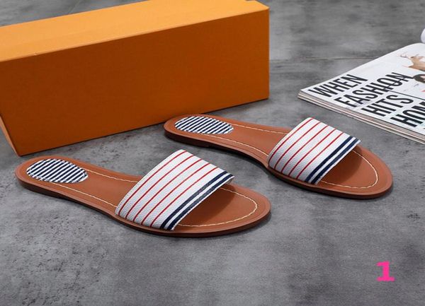 

luxury summer sandals slipper women sandals designer shoes flip flops slipper fashion design indoor outdoor slippers size 3542 wi9956401, Black