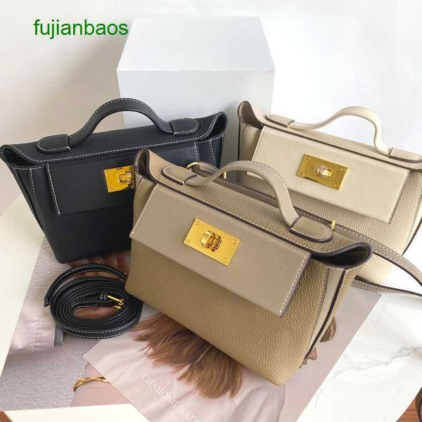 

hemres 2424 cowhide dumpling wings handheld skew straddle women's bun, Black