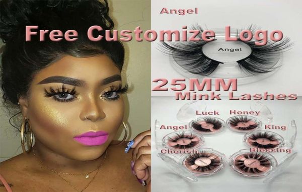 

new 5d mink eyelashes 25mm 3d mink eyelash false eyelashes big dramatic volumn mink lashes makeup eye lashes8914916