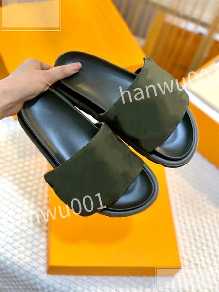 

designer fashion women sandals slippers leather shoes luxury atmosphere high quality, Black