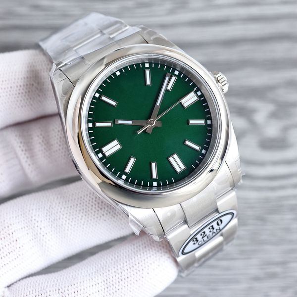 

2023 steel mens 41/36/31mm sapphire glass watch automatic mechanical outdoor sports montre stainless steel turquoise watch women's watc, Slivery;golden