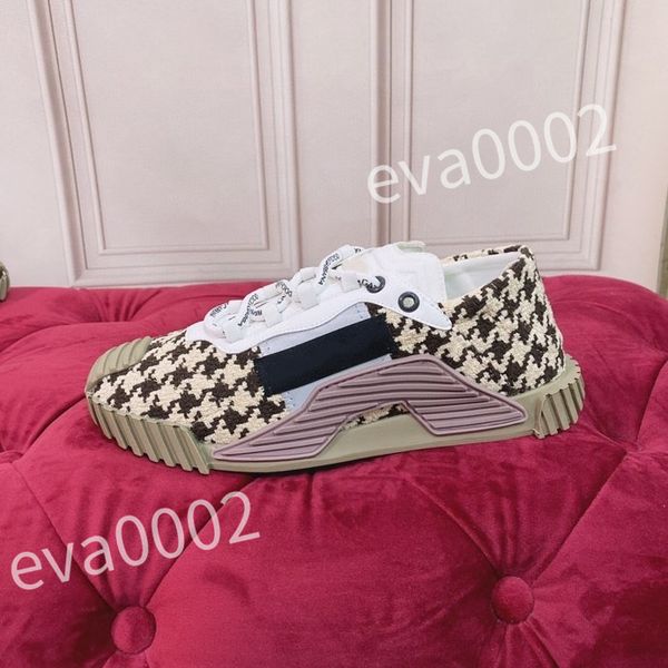 

2023 luxurys mens sneakers shoewomen casual shoes genuine leather shoes lace up designer women and men, Black