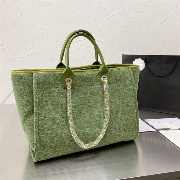 

women shoulder bags 2021 summer and autumn fashion ladies handbags tote bag high-quality canvans chain logo print high-capacity296l