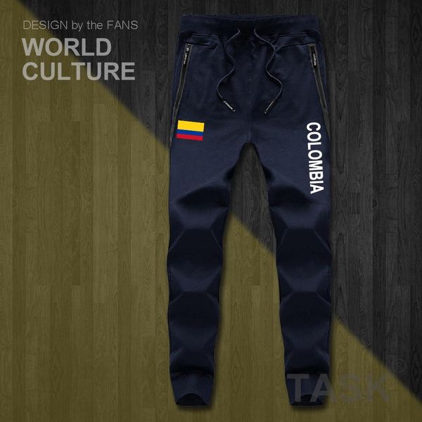 

pants colombia colombian col co mens pants joggers jumpsuit sweatpants track sweat fitness fleece tactical casual nation country new, Black