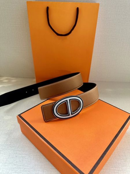 

highly quality width 38mm belt for man fashion leather belt 100-125cm pistressed lea belt crystal silver geometric steel buckle smooth buckl, Black;brown