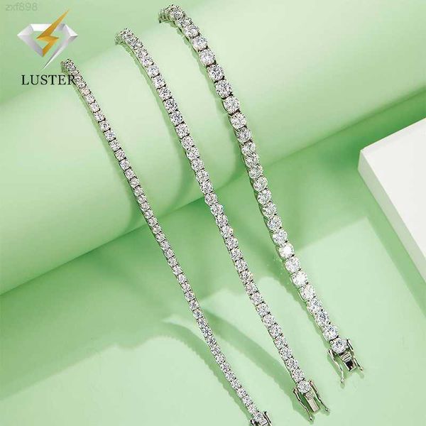 

design women 8 inches tennis bracelet 925 silver d vvs moissanite tennis bracelet