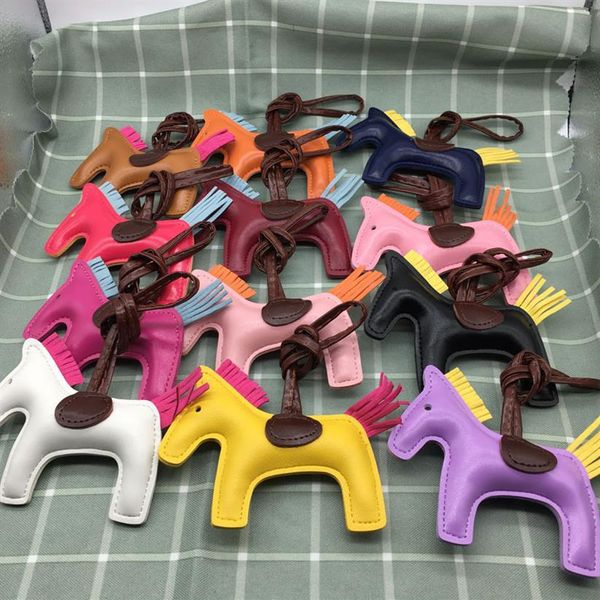 

pu horse bag charm toy whole handbag tote pendant high-end fashion cute random color276q, Black