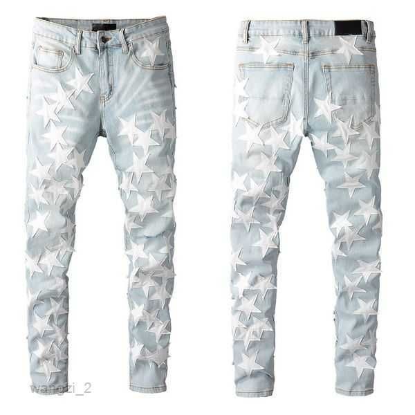 

miri men's jeans denim ripped jeanpants skateboard boy size 28-40 lq1l, Blue