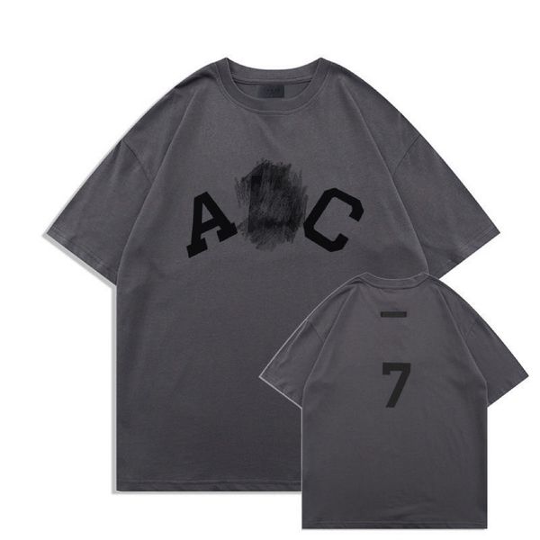 

brand cotton king 197 essential classic mens and womens hip hop fog summer breathable high street cotton loose tees, White;black