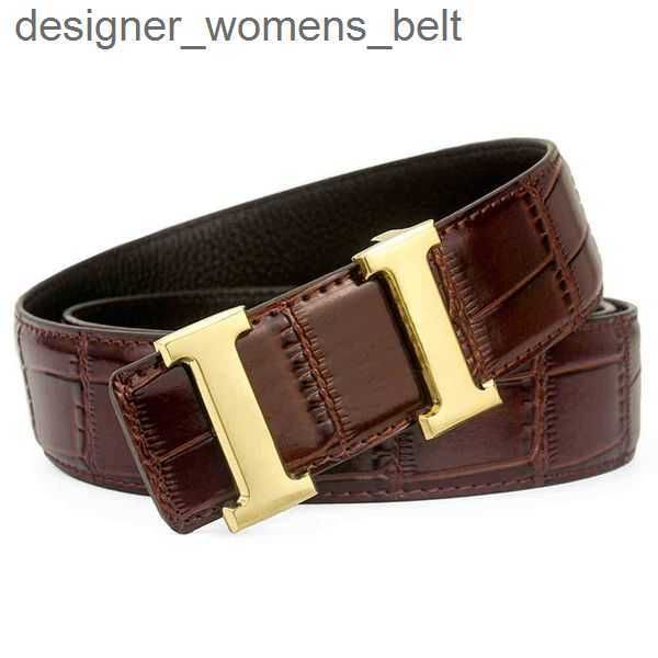 

designer women belt mens designer belt womens many color optional fashion cowhide lychee crocodile skin leather belts for 34mm with original, Black;brown