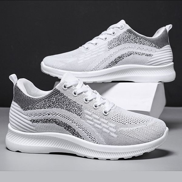 

shoes lightweight summermen's running fashion are and comfortable.mesh breathability. with lightweight shock absorption grey and white1, Black
