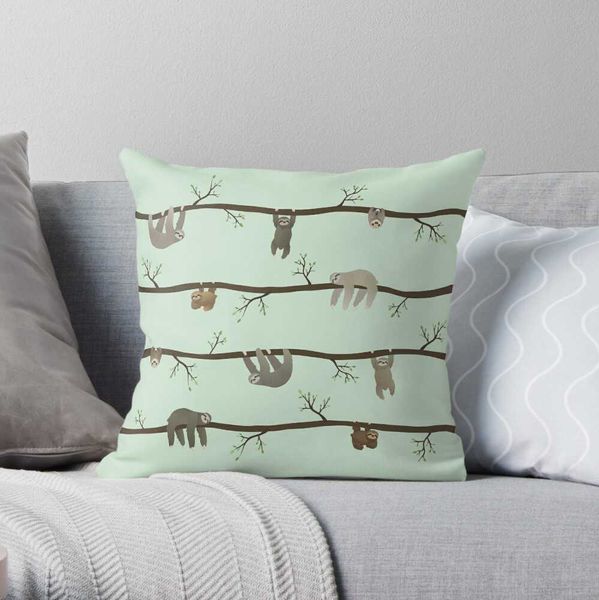 

pillows sloths throw pillow cushion child throw pillows w0421
