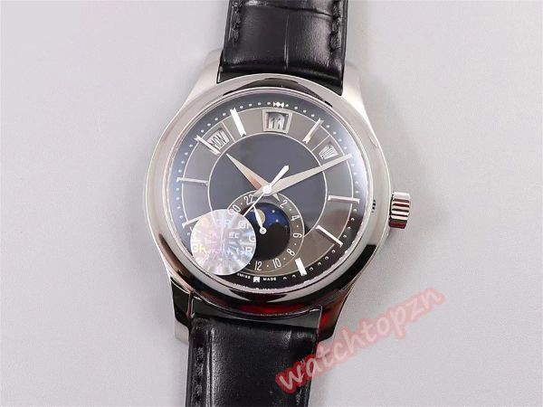 

gr factory 5205g-013 complex function men's watch size 40mm v2 upgrade edition comes with caliber 324s qalu24h/206 automatic winding mo, Slivery;brown