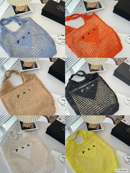 

designer 2023 digner embroidered female bag hollow rafia straw tote luxury brand summer beach women bag handbags luxurious