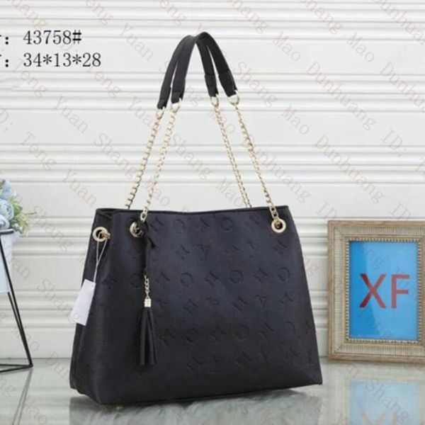 

tote leather artsy shoulder bags luxurys shopping bags womens handbag purse designer bags tassel embossing chain corss body messenger bags