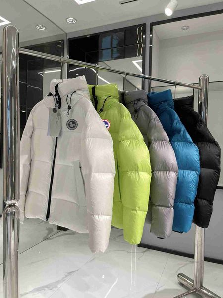 

down & parkas designer goose canada jackets puffer bright black llabel large hat outdoor goode thickened hooded fy48