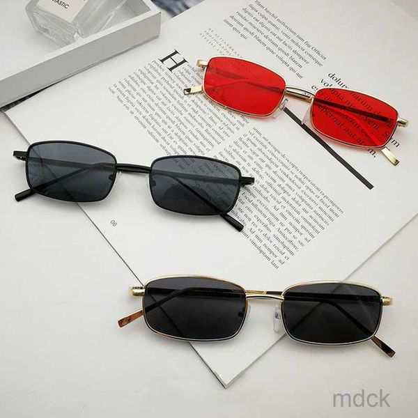 

sunglasses rectangular sunglasses for man and woman metal frame small retro fashion small square summer new, White;black