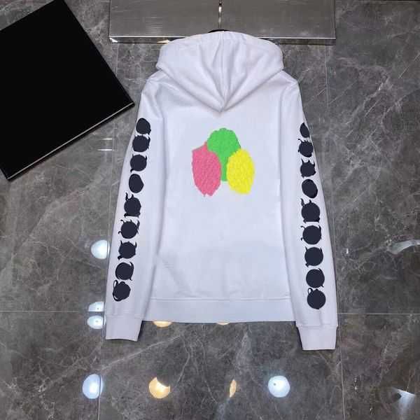 

designer mens hoodies winter sweatshirts heart hoodie ch long sleeve jacket loose coat hooded hoody men woman hip hop 10fwfb, Black