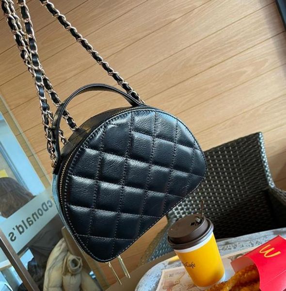 

womens designer calfskin vanity calfskin bags with handle totes gold metal hardware matelasse chain crossbody shoulder cosmeti4465832