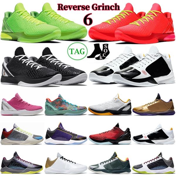 

reverse grinch mamba basketball shoes 6 protro mambacita think pink 5 alternate bruce lee del sol laker mens womens outdoor sports trainers