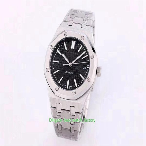 

12 style ladies watches 37mm 15450 designer watch stainless steel sapphire glass transparent asia 2813 movement mechanical automat265s, Slivery;brown