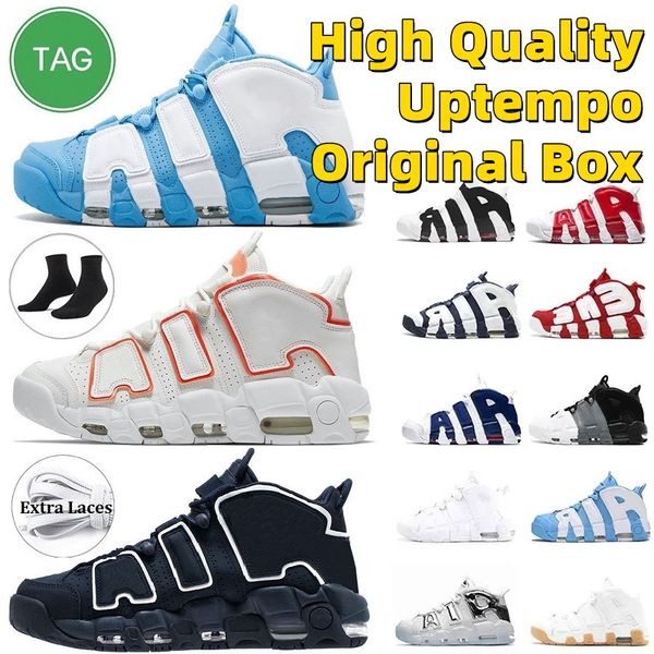 

2023 basketball shoes men more 96 air total max pippen white varsity red green multi-color black bulls university blue unc women trainers sn