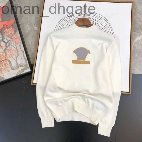 

men's sweaters designerknitted sweater autumn and winter new product embroidery letter medusa head for men's wylh, White;black