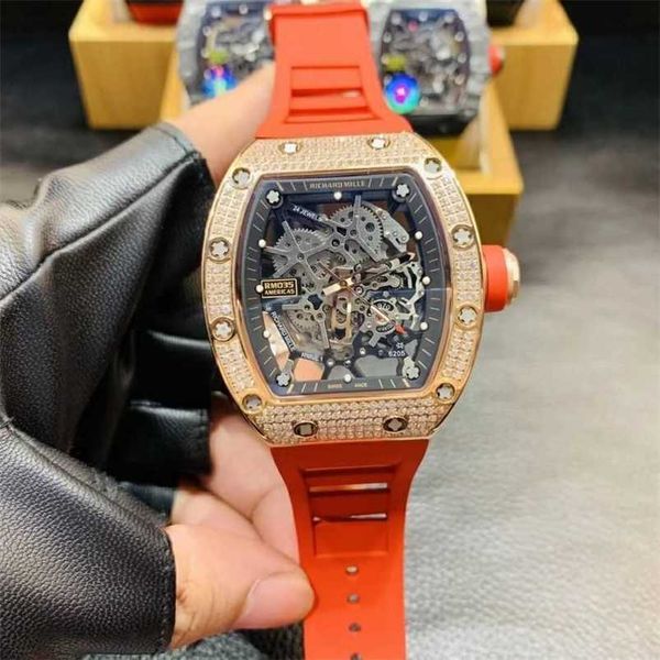 

milles watch men's most expensive mantian star watch leisure fashion bucket type large dial calendar hollow out mechanical watch men&#0, Slivery;golden