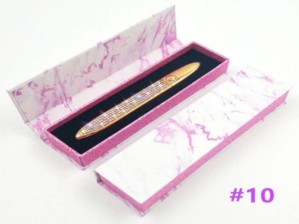 

drop new design adhesive eyeliner box selfadhesive eyelash eyeliners packaging box marble money packing box1202085