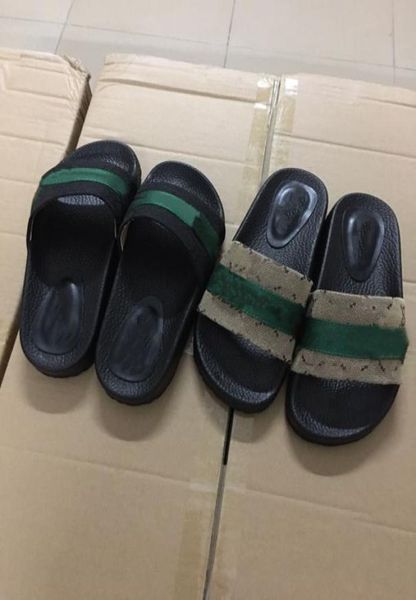 

women luxury sandals rubber slippers summer flat fashion slipper beach woman big head letters soft slippers size 35423144115, Black