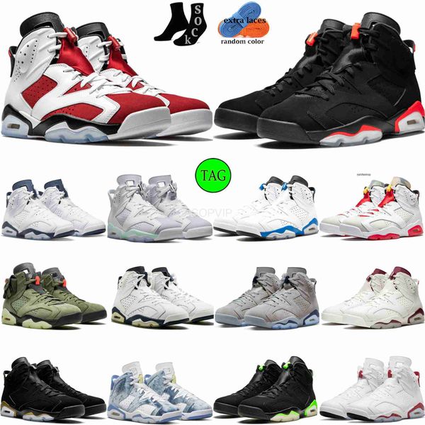 

men women 6s basketball shoes jumpman 6 unc white midnight navy british khaki olive bordeaux bred 0lympic foam mens trainers sports sneakers