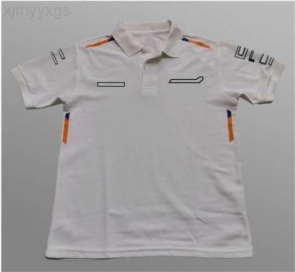 

2021 new team f1 racing suit t-shirt polo shirt short-sleeved custom same style 10i7z6, White;black