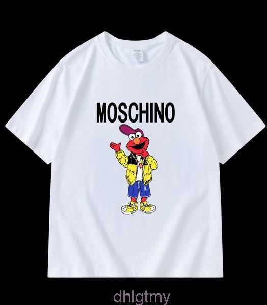 

mens t shirts mosino 2023 designers tshirts tees summer euro american high street couple half sleeve male luxurys clothing us size s-xxl 9 m, White;black