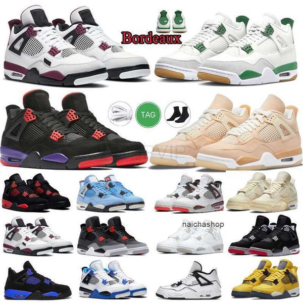 

designer basketball shoes 4 4s men women pine green military messy room pn dust seafoam midnight navy thunder lightning man sports sneakers