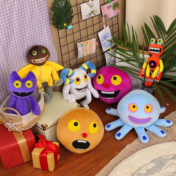 

funny animated character plush doll soft filled pillow toy