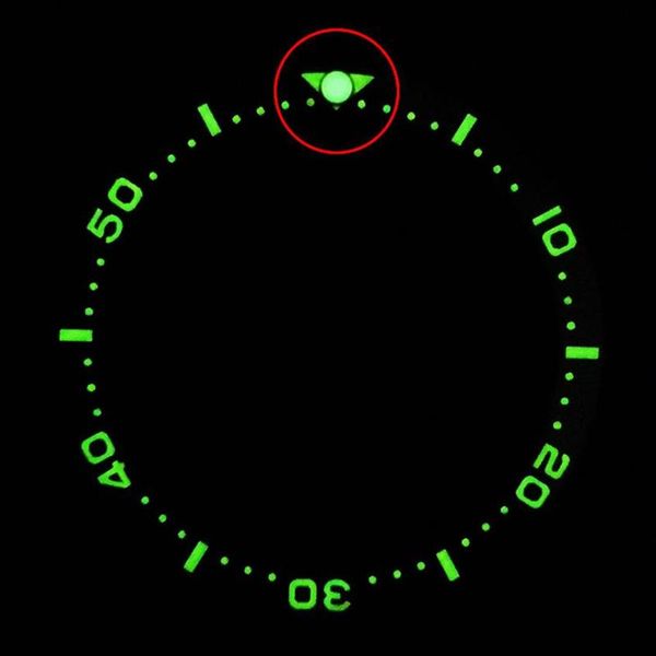 

repair tools & kits luminous pip at 12 for bezel insert lume watch parts233i