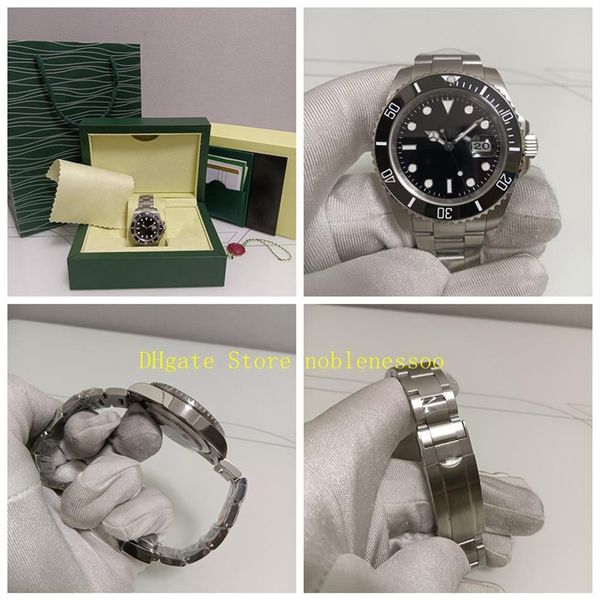 

8 color real po with original box mens automatic watch classic men's 40mm 116610 116610ln 116613 116618 ceramic bezel stai224t, Slivery;brown