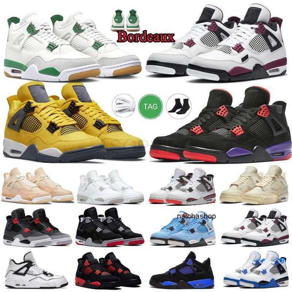 

classic basketball shoes 4 4s men women designer jumpman military messy room pn dust seafoam midnight navy thunder lightning suitable sports