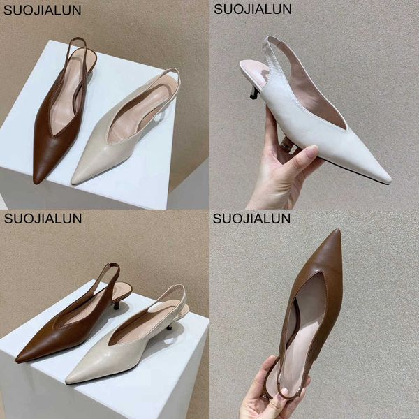 

sandals fashion brand sandals mules women shallow mouth pointed toe shoes low heel slip on slides slipper 230316, Black