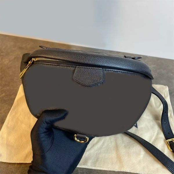 

mens luxury belt bag ladies designer bag fashionable embossing leather material fanny pack with zipper opening wallet designer xb042 b23