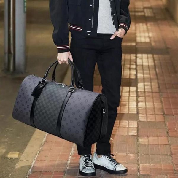 

bag luggage pu leather bag handbags fashion women travel bags men duffel female large capacity sports purse 118248x