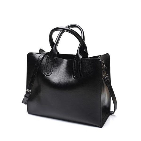 

leather handbags big women bag female shoulder bags office casual vintage crossbody bag travel messenger bags246c