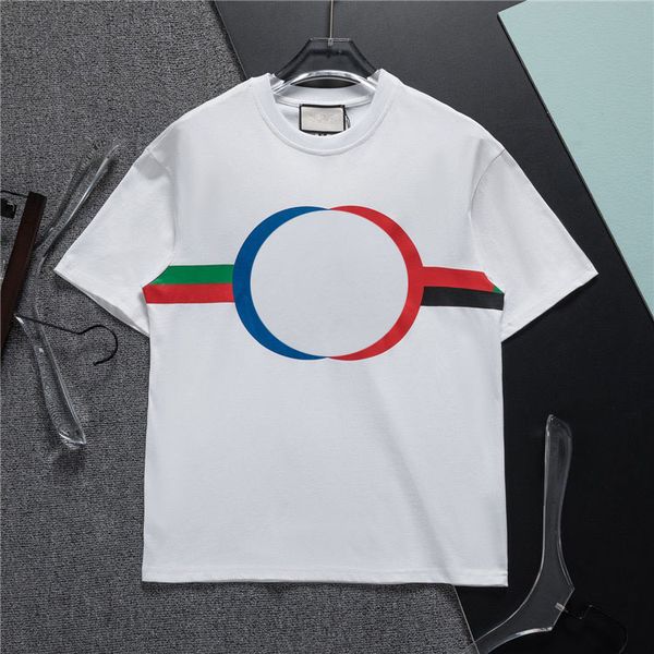 

summer mens designer t shirt casual man womens loose tees with letters print short sleeves letter shirt luxury street shorts sleeve clothes, White;black
