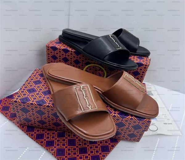 

slippers gift brand shoe box summer outdoor beach shoes pool sliders tory shoes tb fashion women pool slippers ories burchs totes9019641, Black