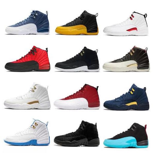 

2023 jumpman 12 12s mens high basketball shoes utility grind twist gold indigo flu game dark concord royalty ovo white the master taxi fiba