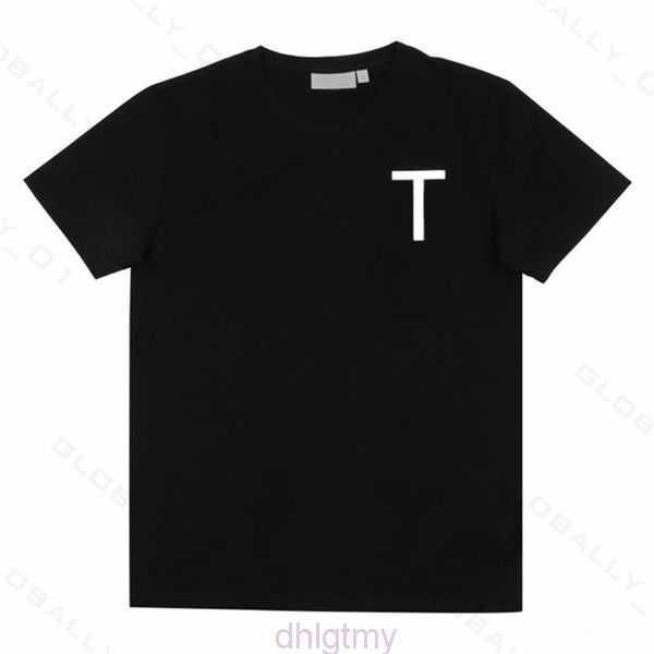 

fashion tees burbrerys tshirt summer mens womens designers t shirts long sleeve luxurys letter cotton tshirts clothing polos high1 quality, White;black